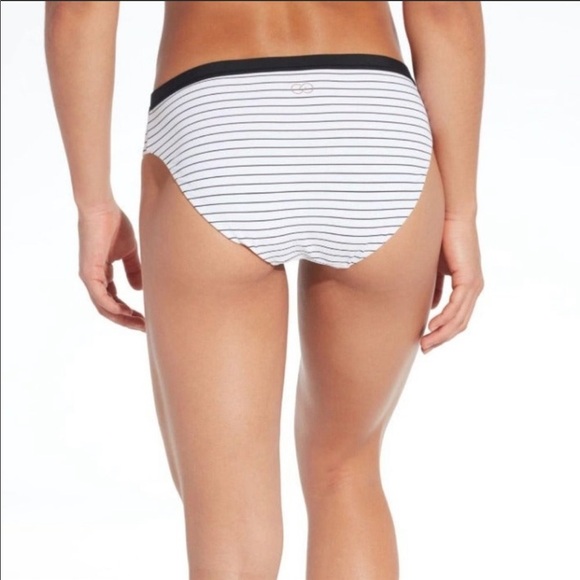 Calia Striped Bikini Bottoms Black/White NWT - Picture 4 of 6
